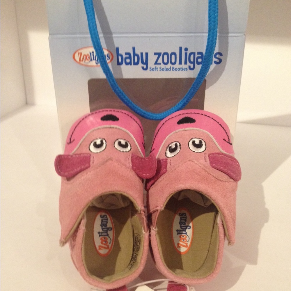 NWT- Baby Zooligans Soft Soled Booties - Picture 2 of 8